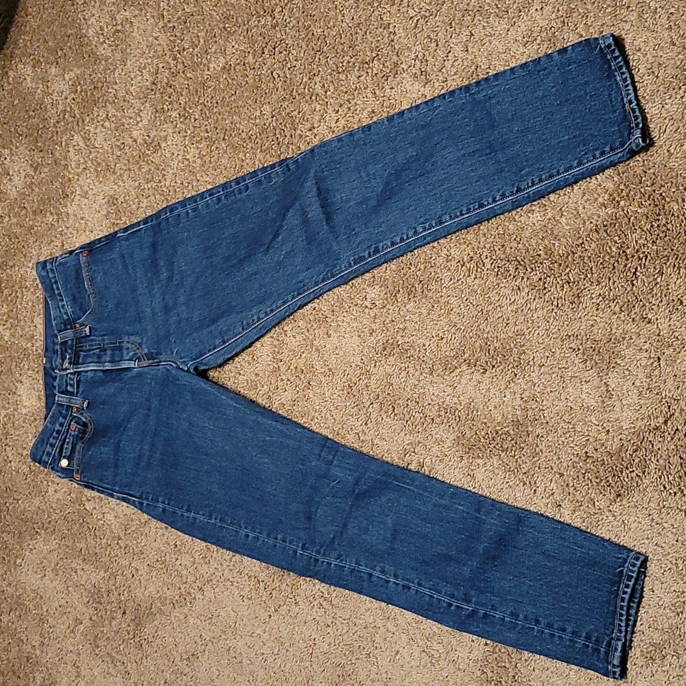LEVIS WEDGIE HIGH RISE BUTTON FLY JEANS 24 EXCELLENT!!